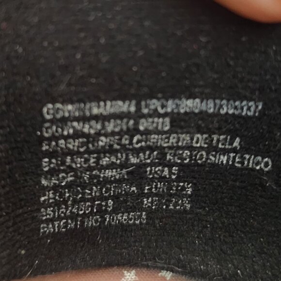 Wonder Nation Black Faux Velvet Faux Tie Back Zipper Instep Ballet Flats Size 5 - Picture 15 of 16